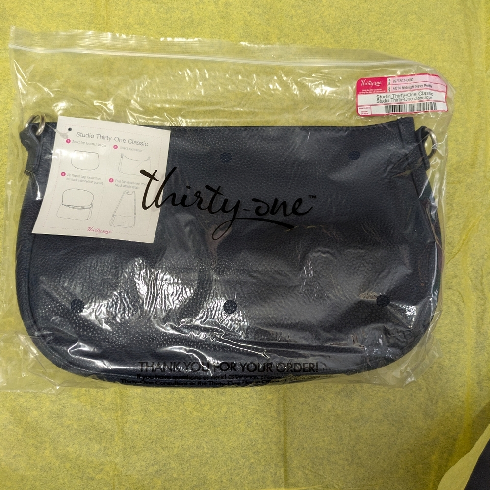 Studio Thirty-One Navy blue Classic purse body.